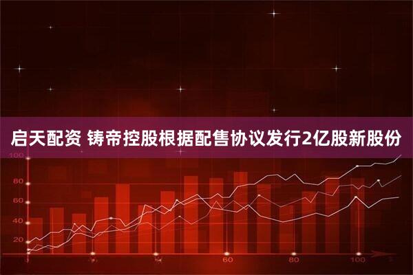 启天配资 铸帝控股根据配售协议发行2亿股新股份