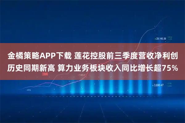 金橘策略APP下载 莲花控股前三季度营收净利创历史同期新高 算力业务板块收入同比增长超75%