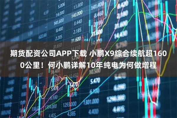 期货配资公司APP下载 小鹏X9综合续航超1600公里！何小鹏详解10年纯电为何做增程