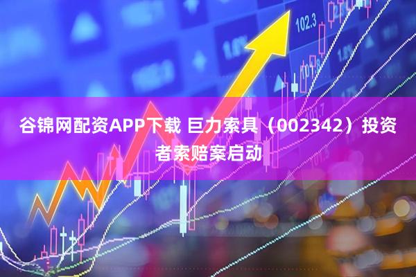 谷锦网配资APP下载 巨力索具（002342）投资者索赔案启动